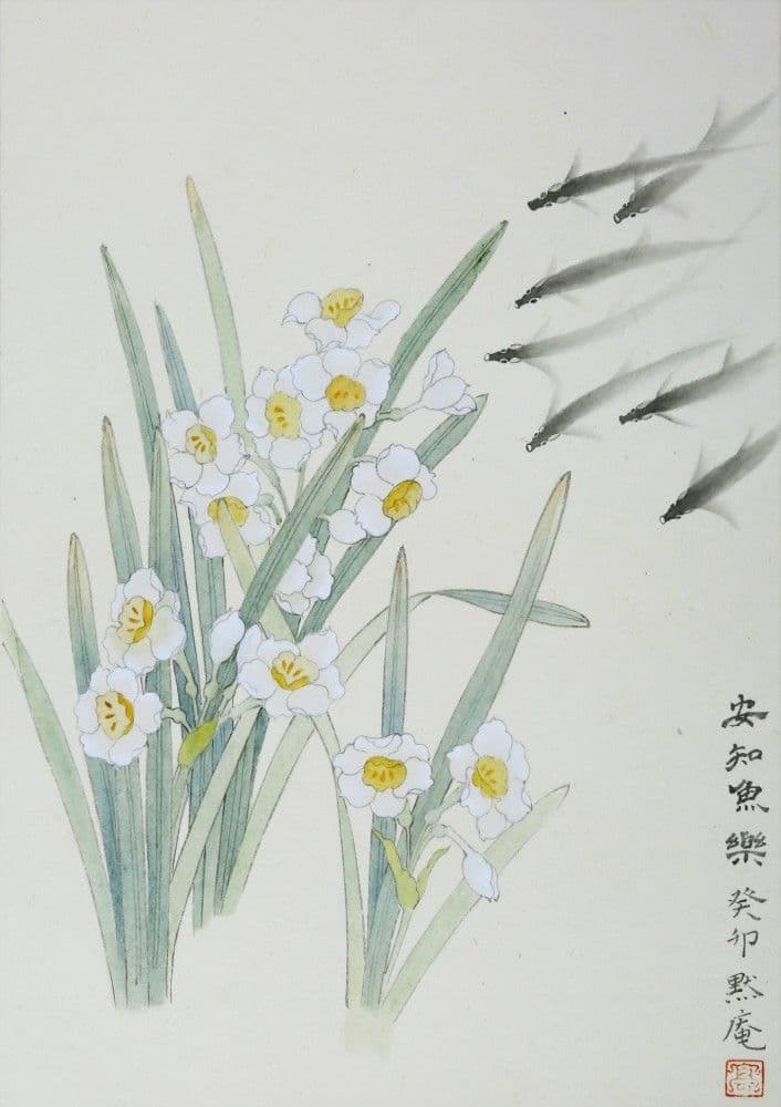 Narcissus and Swimming Fish