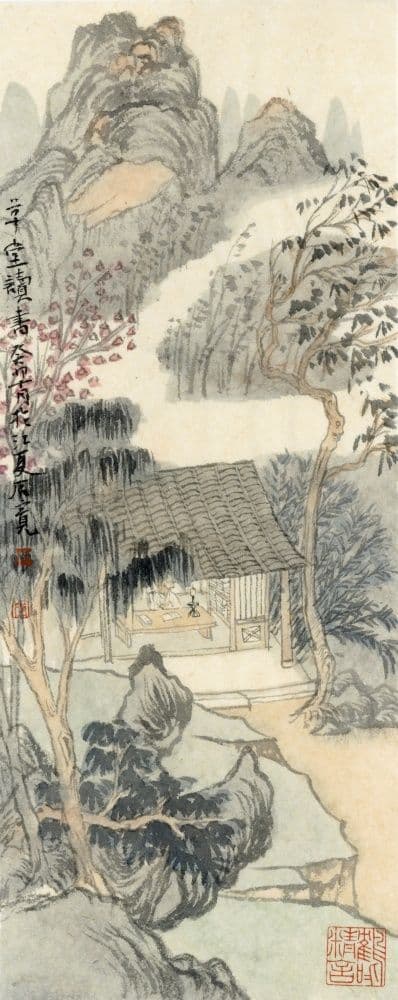 Cottage Under Willow Shade