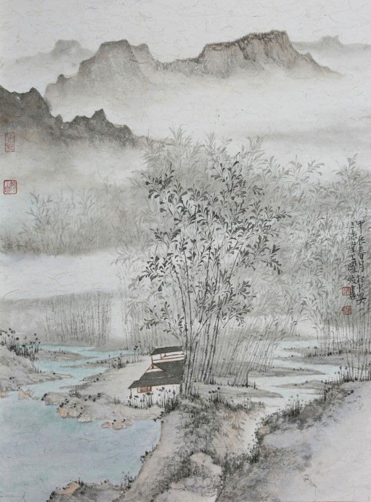 Wangchuan Painting: Zhuliguan