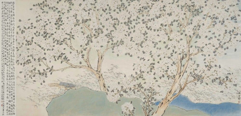 Large Hydrangea Painting